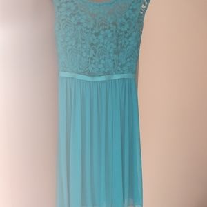 *New* Capsleeve, short, lacy bridesmaids dress